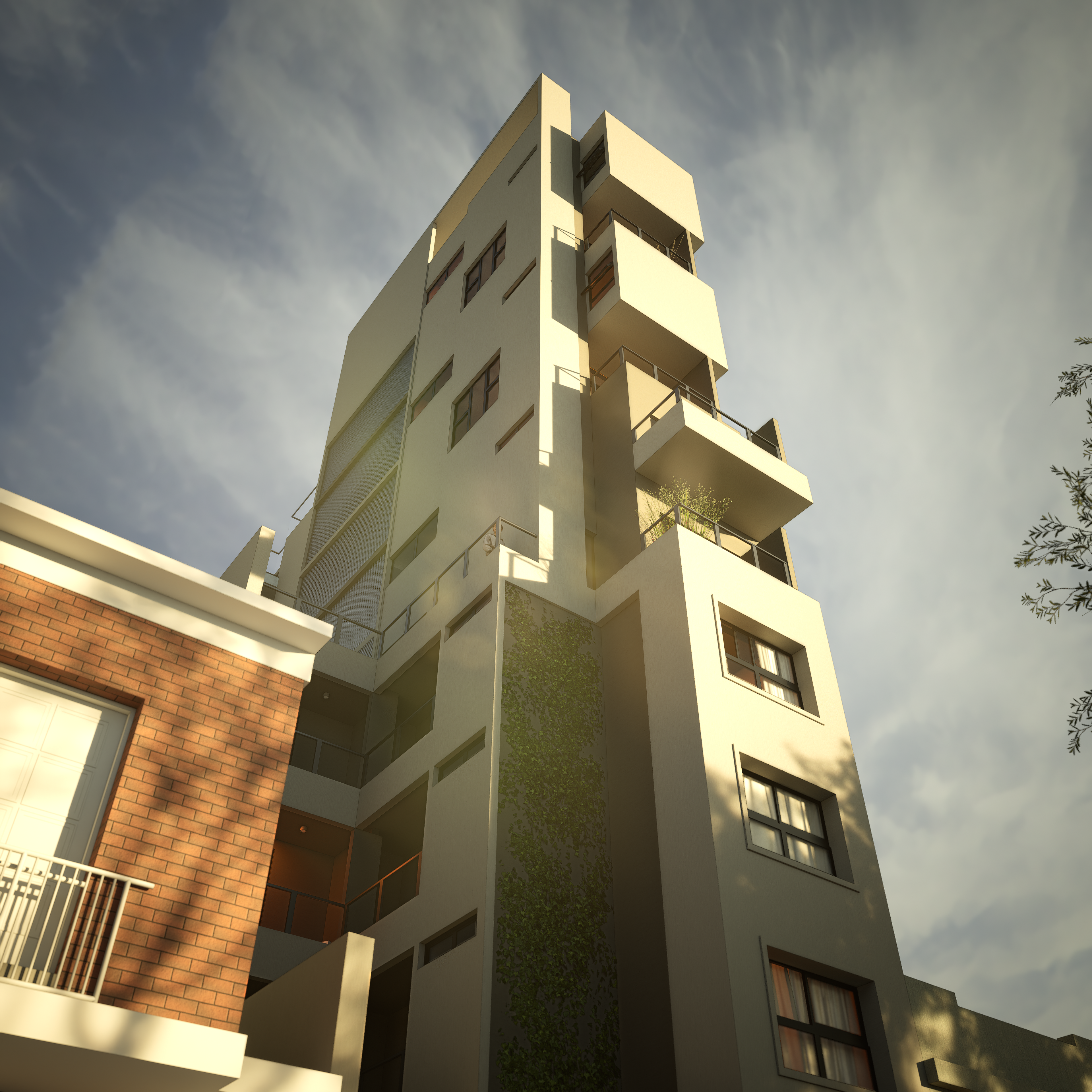 Render Vista Aérea Vera 3285